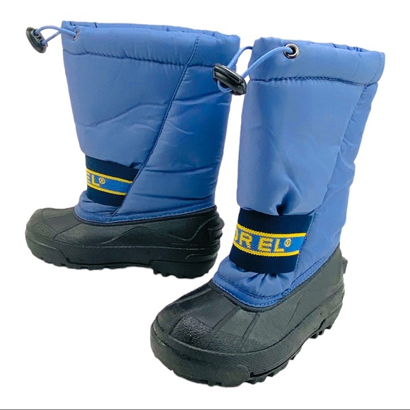 Sorel Children's Unisex Snow Chariot Boots Sz 12 Lilac Purple & Black EUC - Picture 6 of 8